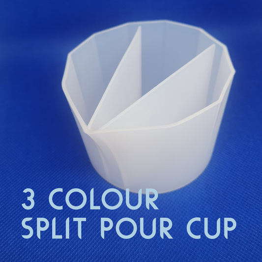 3 Chamber Silicone Split Pour Cup