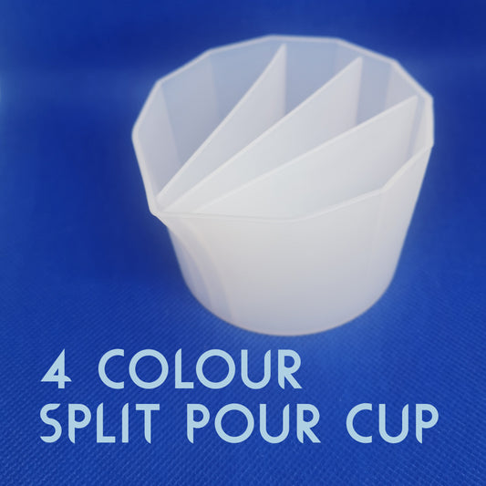 4 Chamber Silicone Split Pour Cup