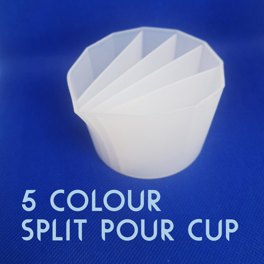 5 Chamber Silicone Split Pour Cup
