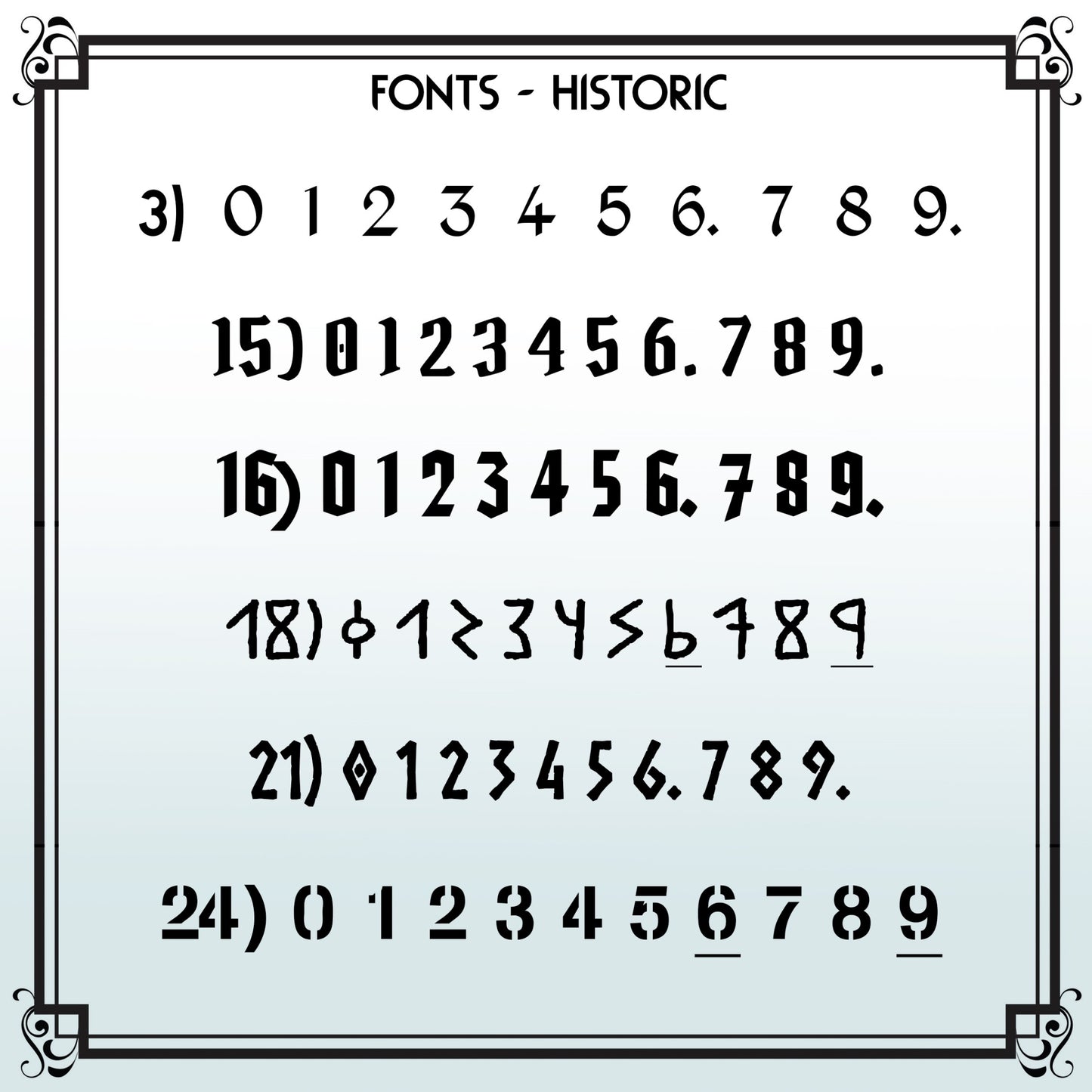 STL Master Dice Font 3...War Gamming - Football