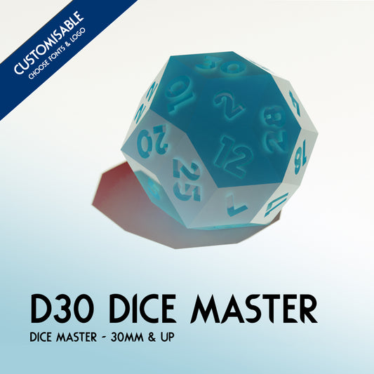 D30 Master Dice - All Sizes